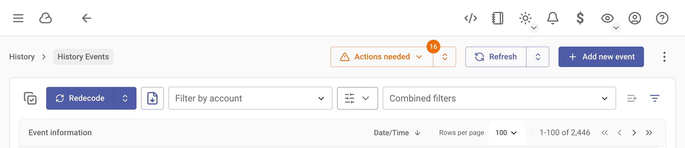 Issue check button