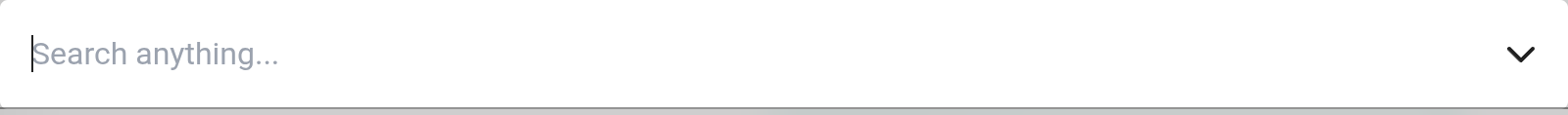 The global search box before anything is typed