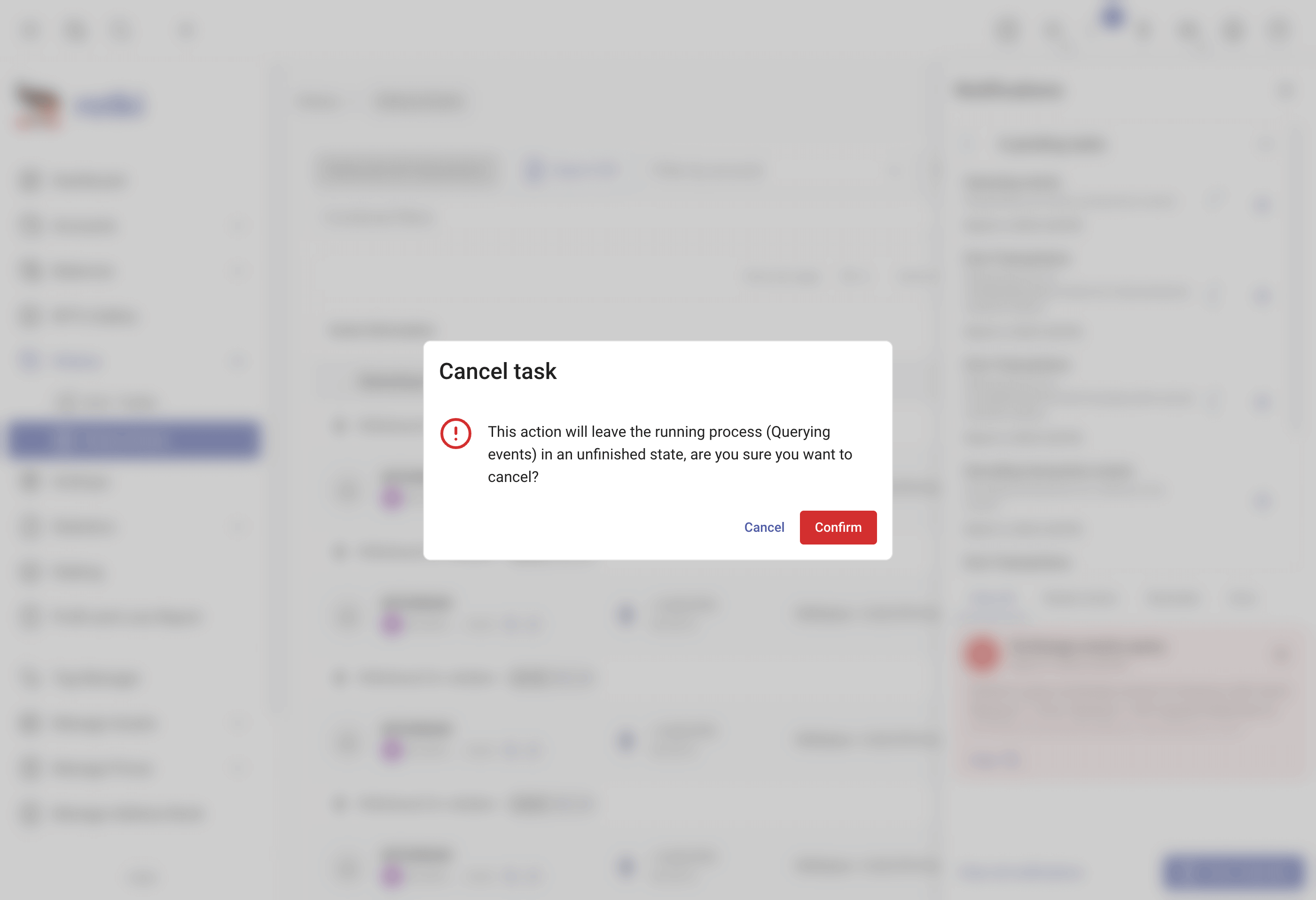 cancel background task