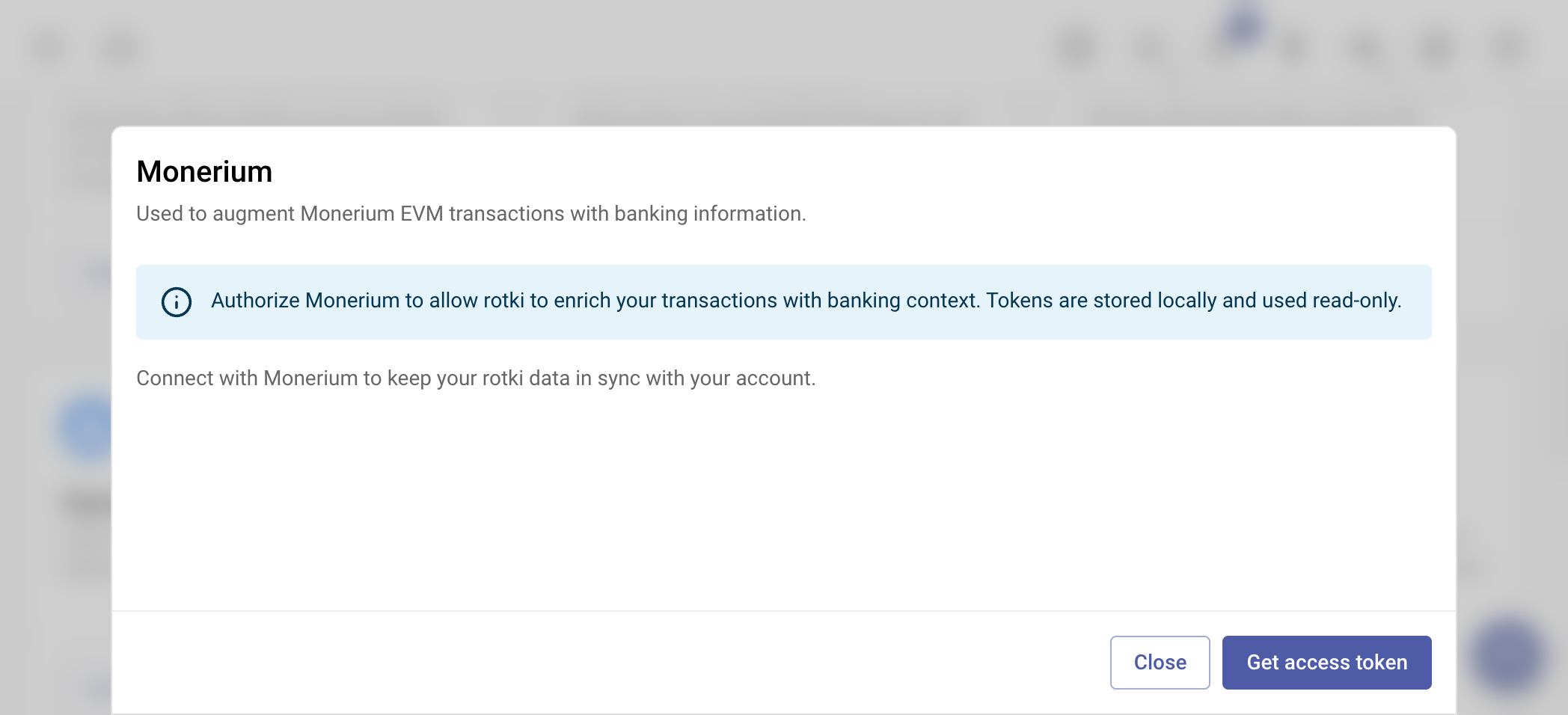 Monerium get access token